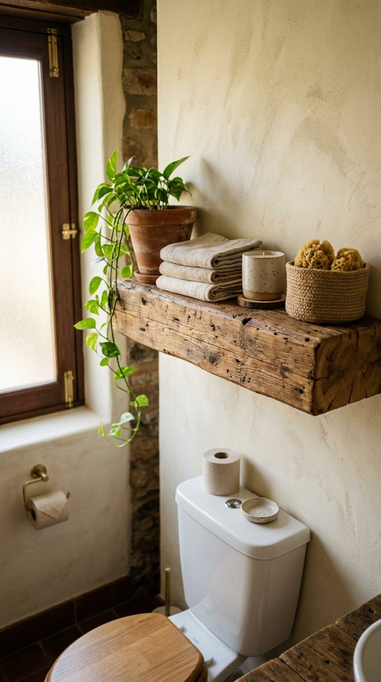Add a Reclaimed Wood Shelf