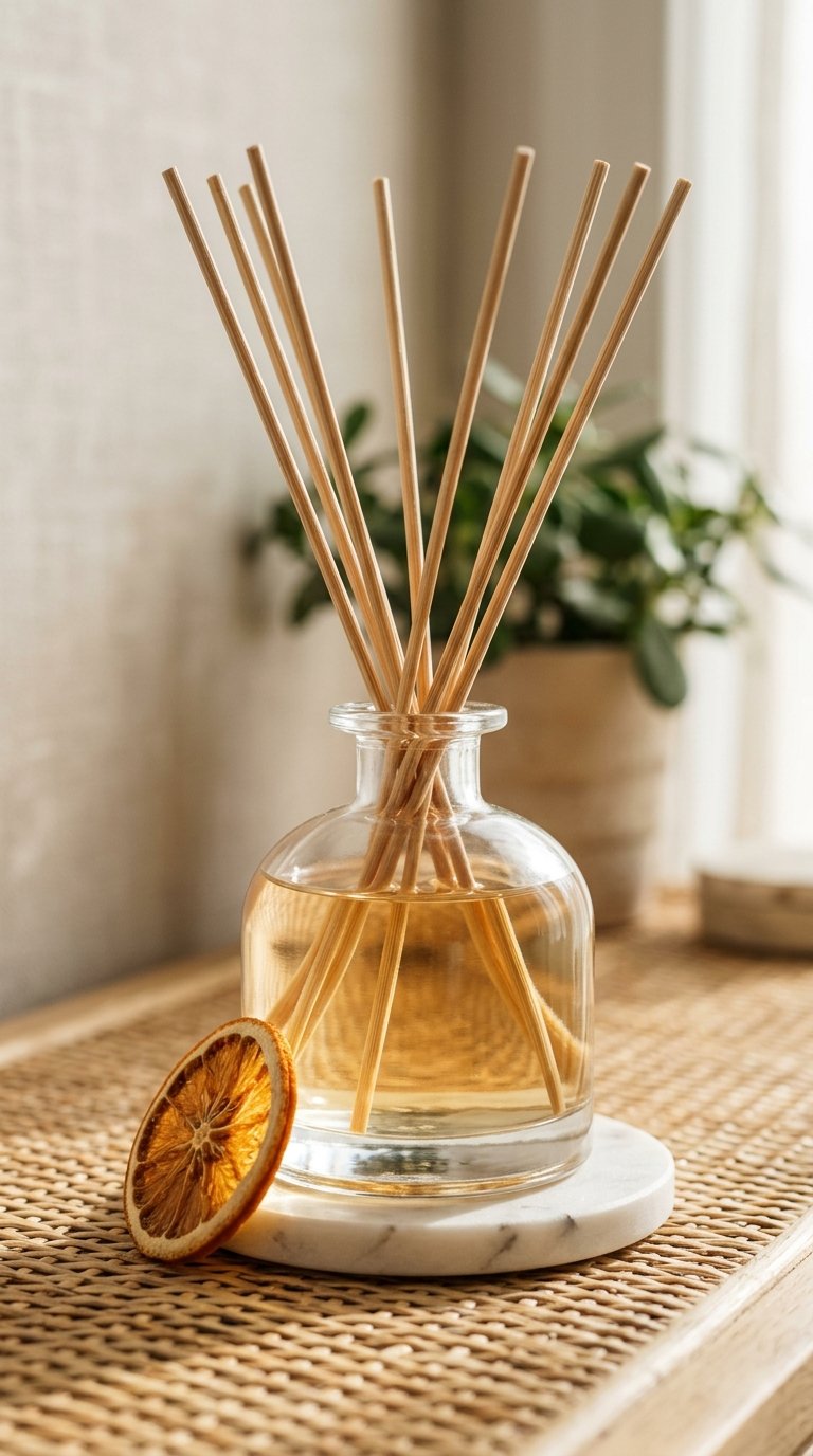 Add a Scent With a Reed Diffuser
