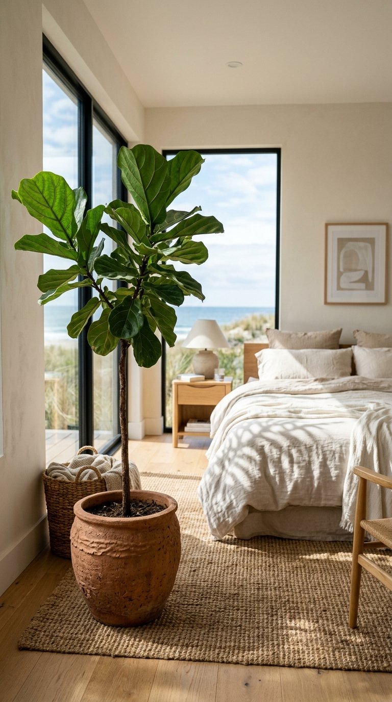 Add a Tall Indoor Plant for Organic Height