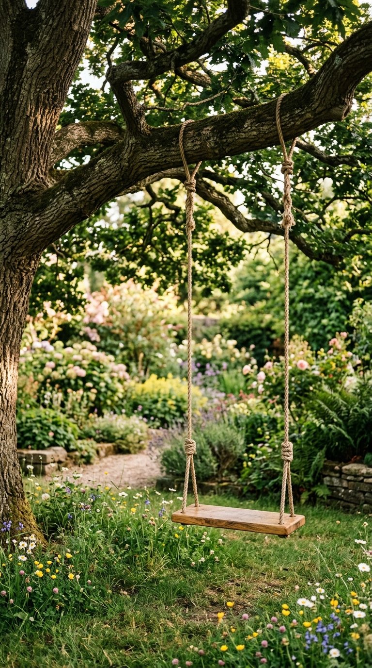 Add a Tree Swing or Branch Seat