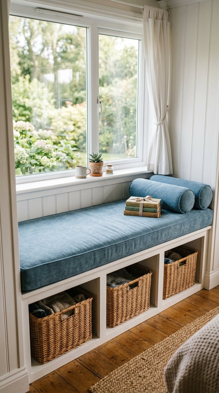 Add a Window Seat for Dead Corner Space