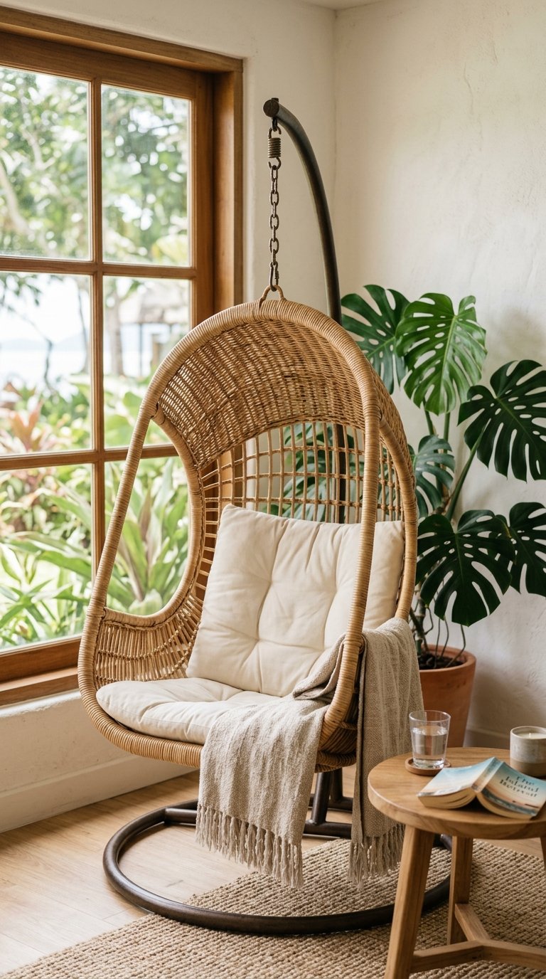 Add a Woven Hanging Chair