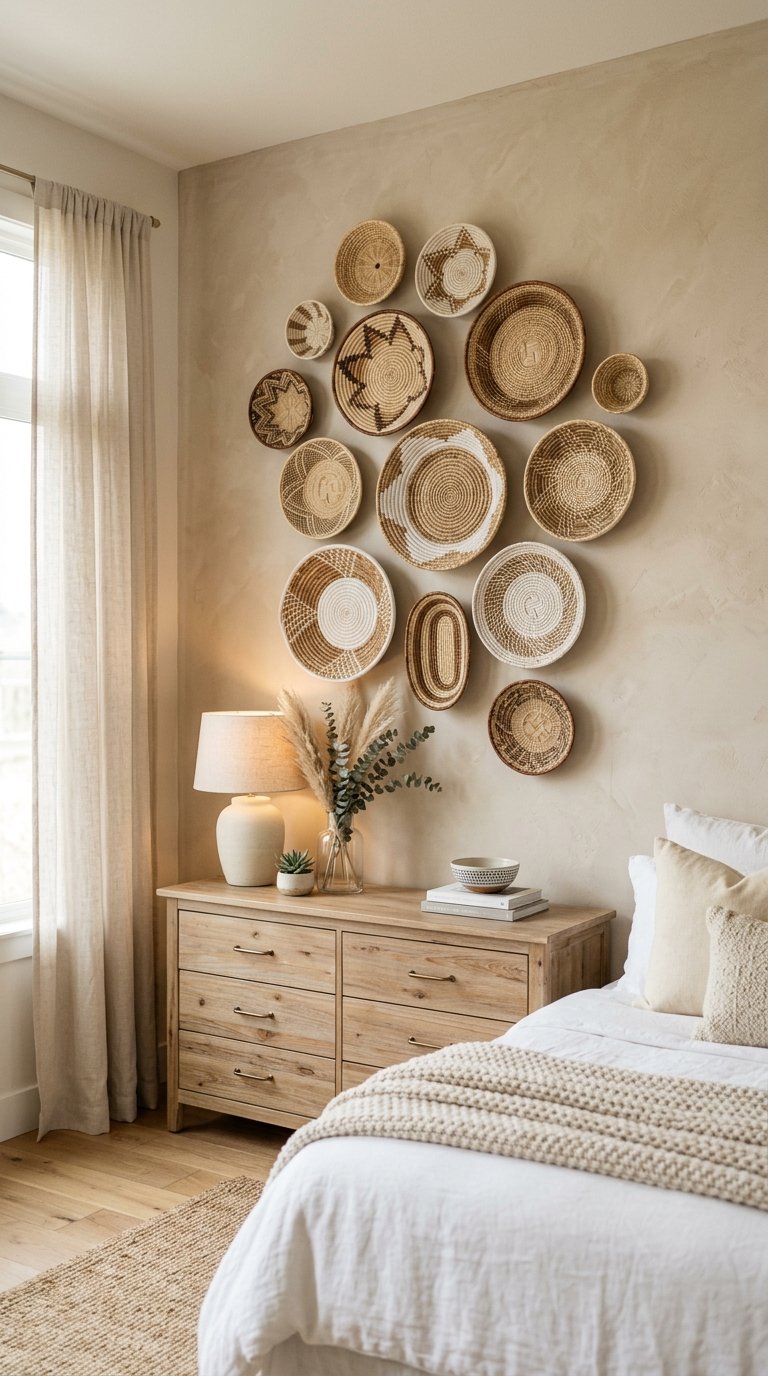 Add a Woven Wall Basket as Art