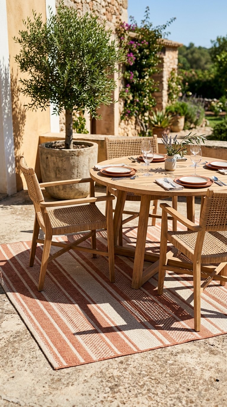 Add an Outdoor Rug to Your Patio, Deck, or Balcony