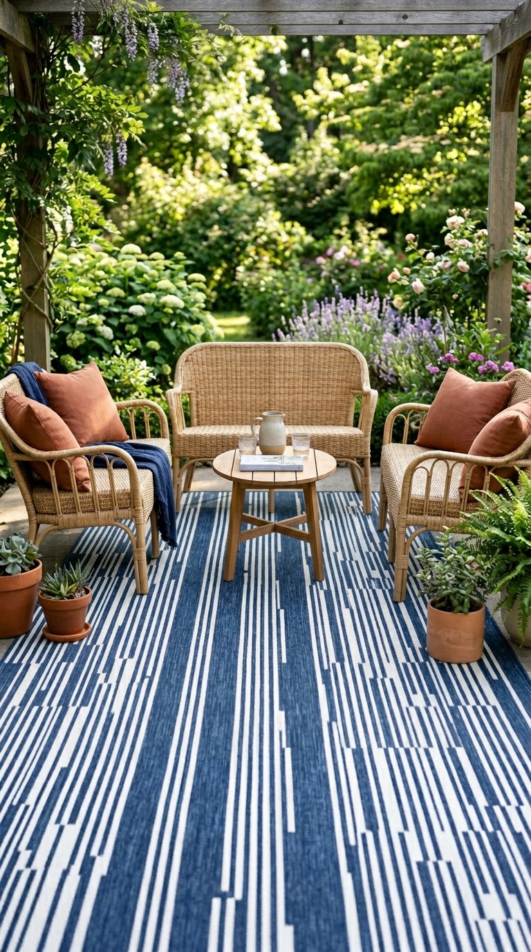Add an Outdoor Rug to Your Patio or Deck
