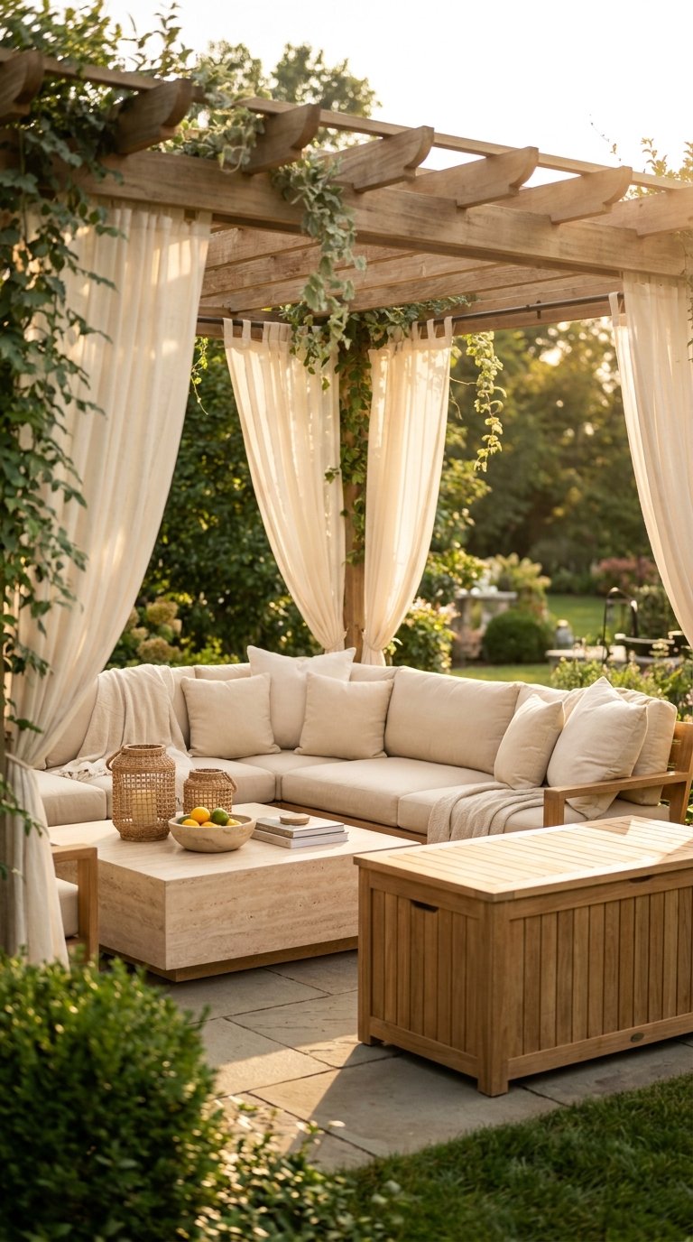 Add an Outdoor Sofa and Lounge Set