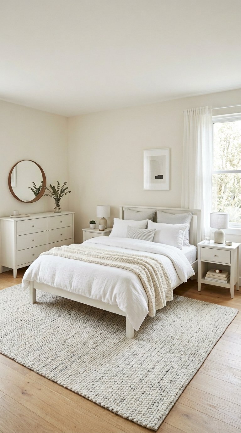 All-White Painted Furniture for a Cohesive Set