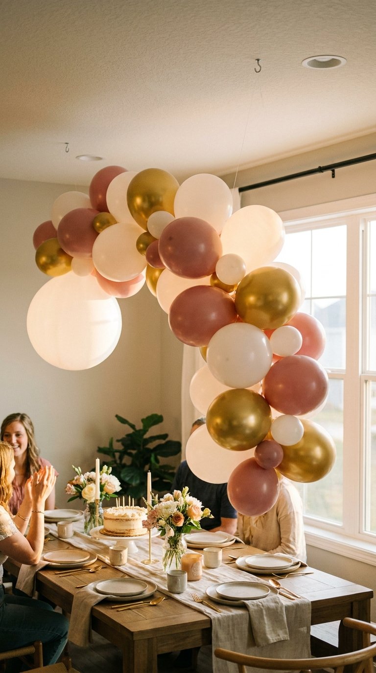 Build a Balloon Arch Over the Party Table
