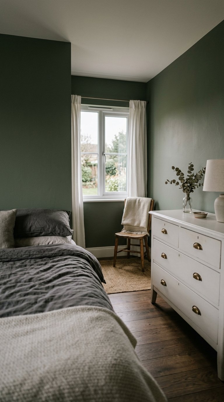 Benjamin Moore Saybrook Sage HC-114 for a Warmer Sage Tone