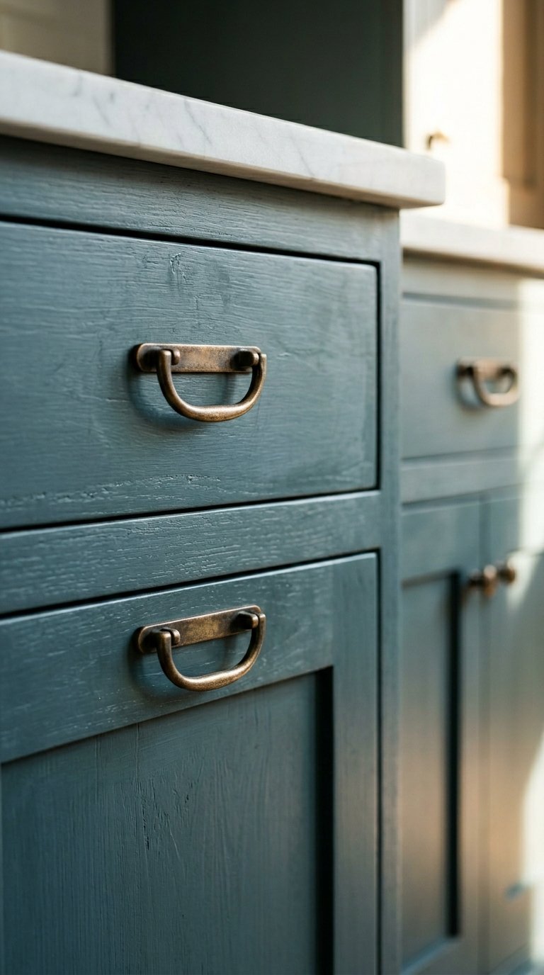 Bespoke Cabinet Color With Hand-Applied Paint Finish