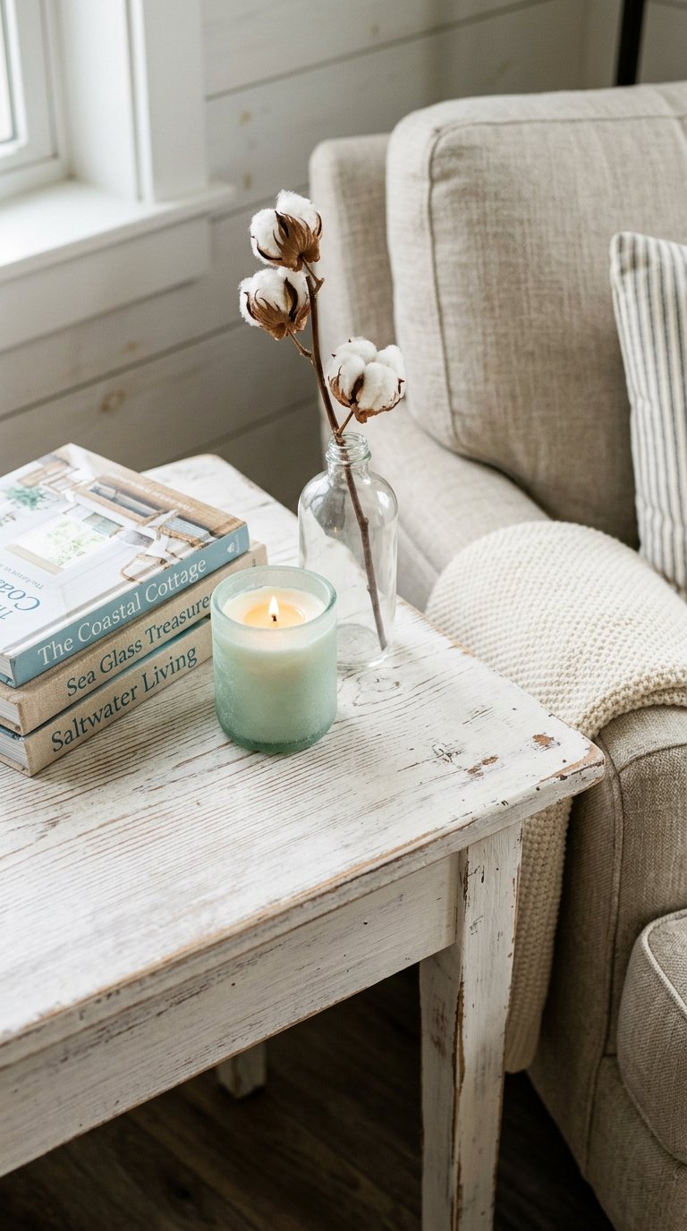 Bring in Weathered Wood Furniture or Faux Finishes