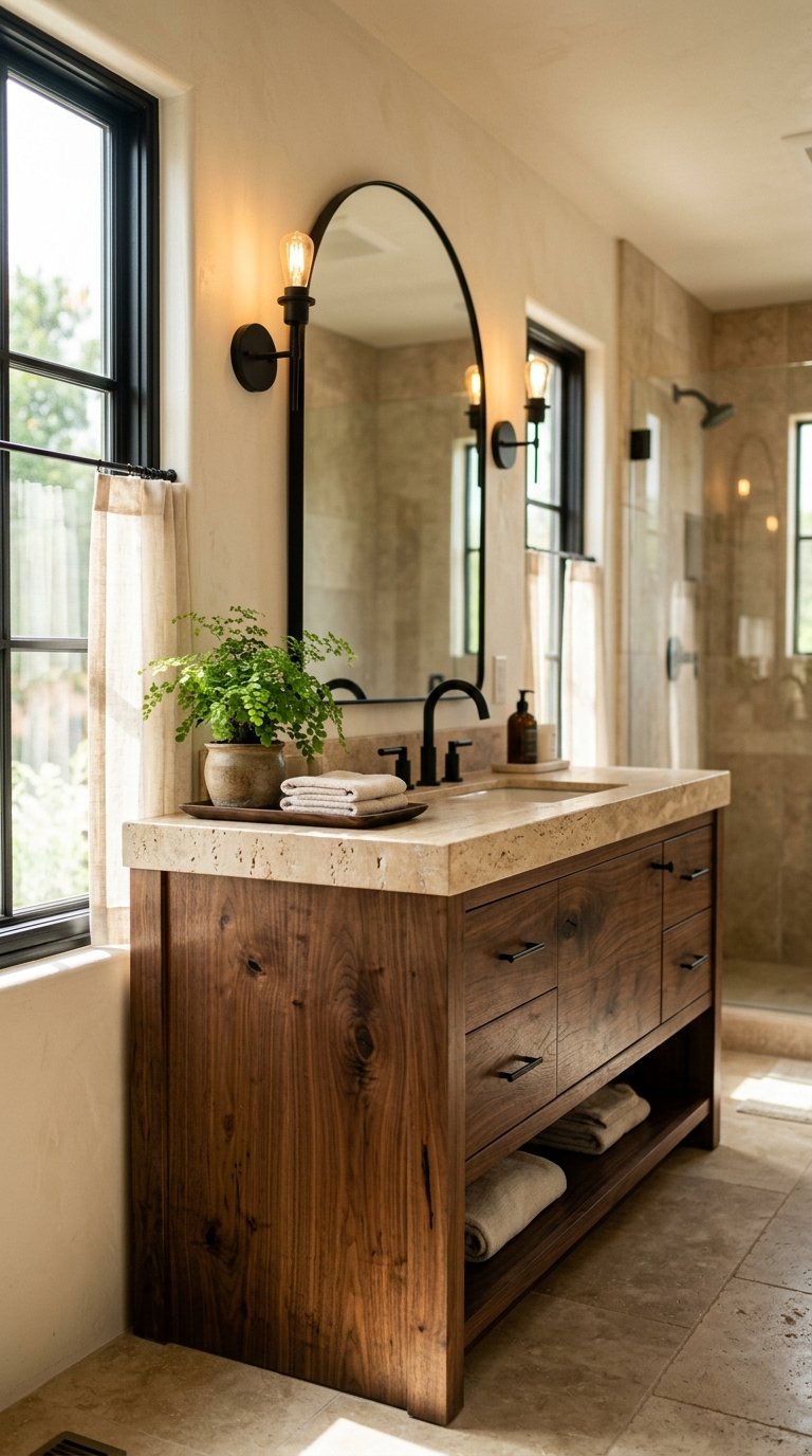 Bring in a Wood Vanity