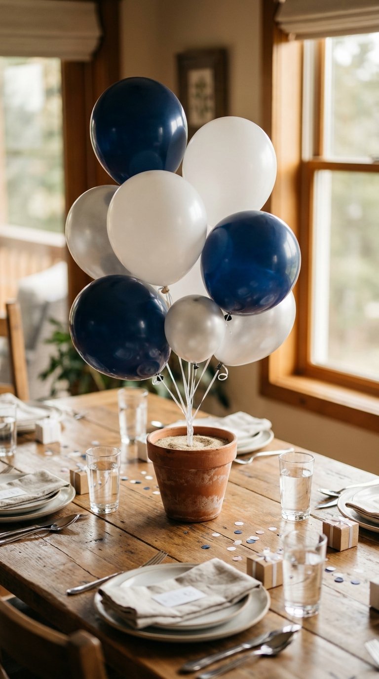 Build a Balloon Centerpiece for the Table