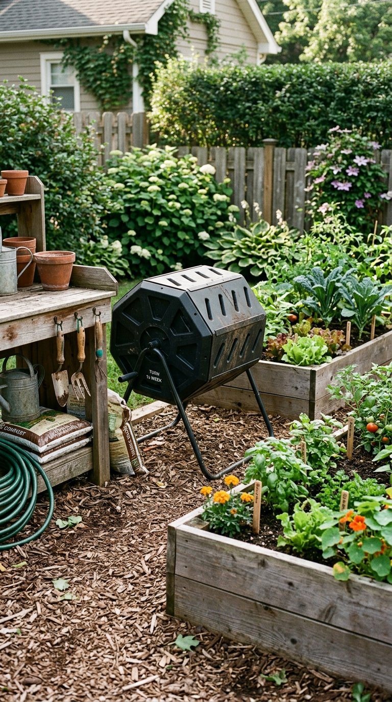 Build a Compost Station in a Back Corner