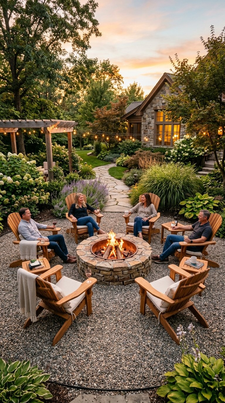 Build a Fire Pit Seating Circle