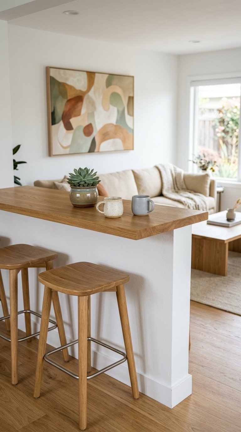 Build a Half-Wall with a Countertop