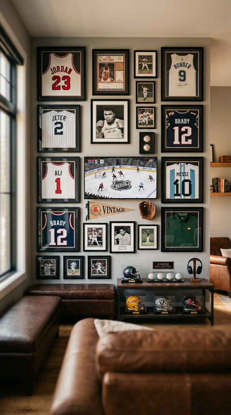 Build a Sports Memorabilia Wall