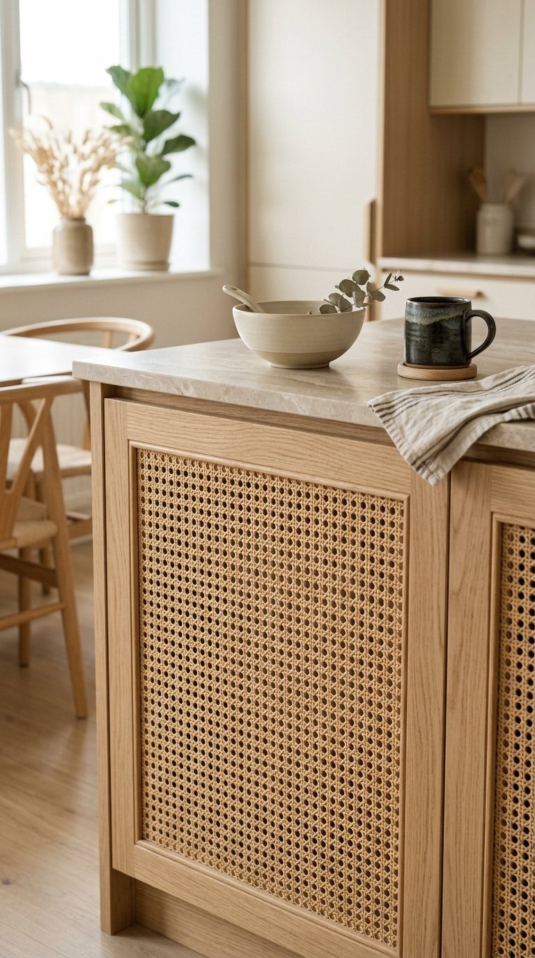 Cane or Rattan Inset Back Panel