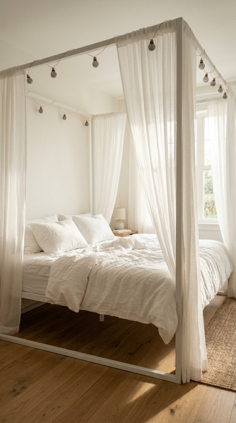 Canopy Frame Without a Headboard