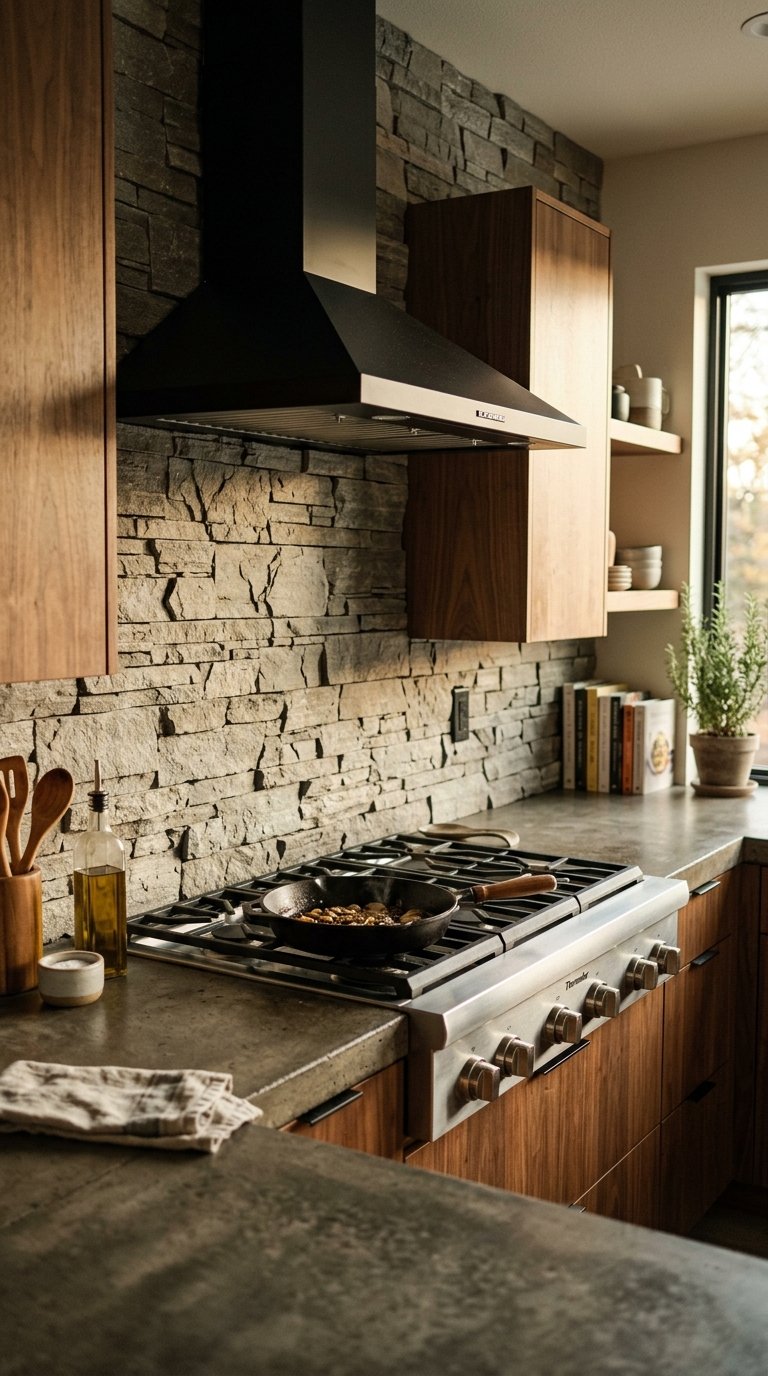 Choose Stacked Stone Veneer for a Textural Feature