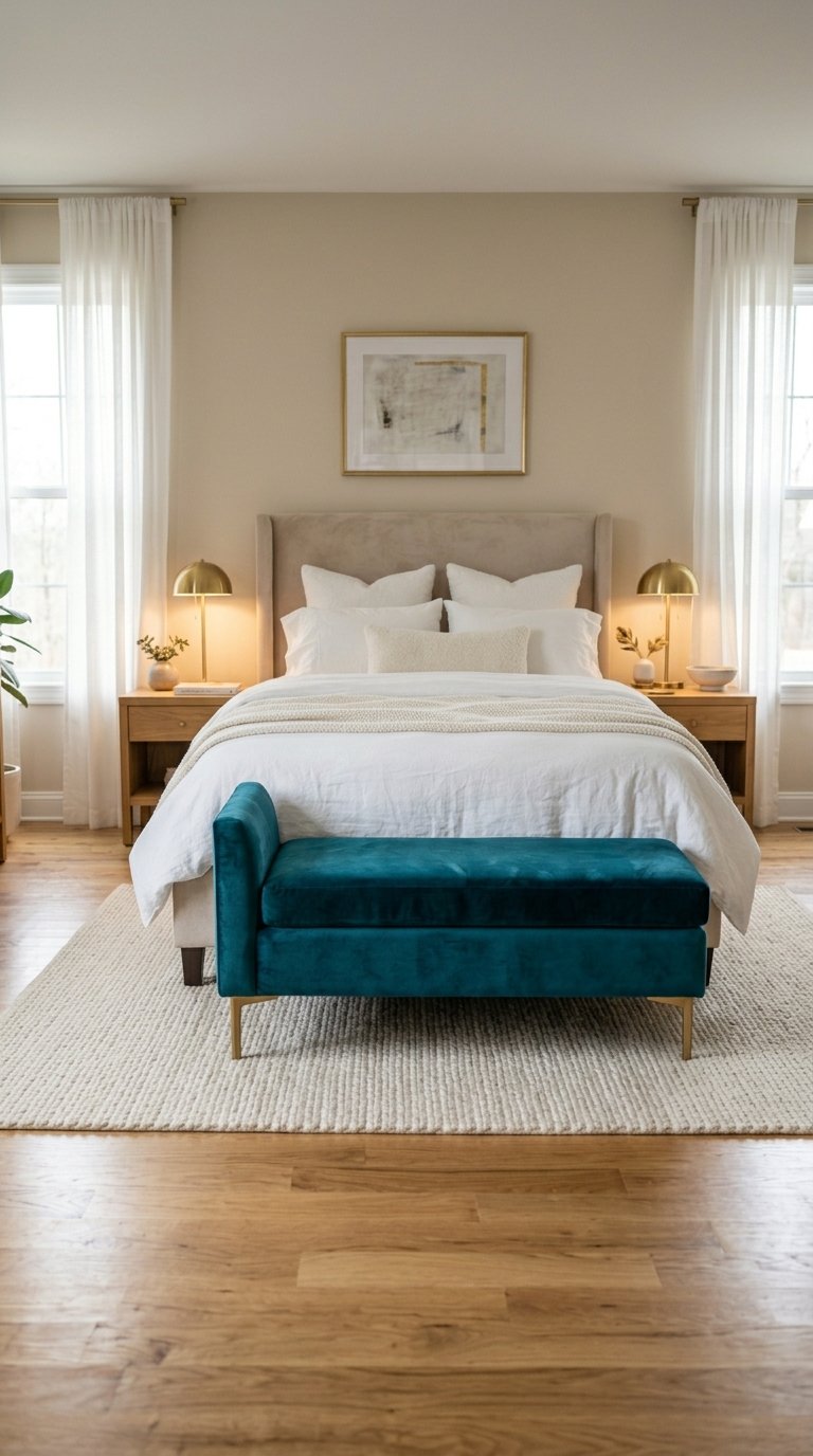 Choose a Bench in a Bold Accent Colour