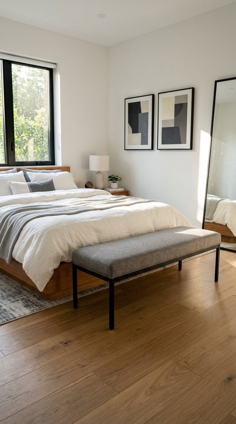 Choose a Bench with Metal Legs for a Modern Edge