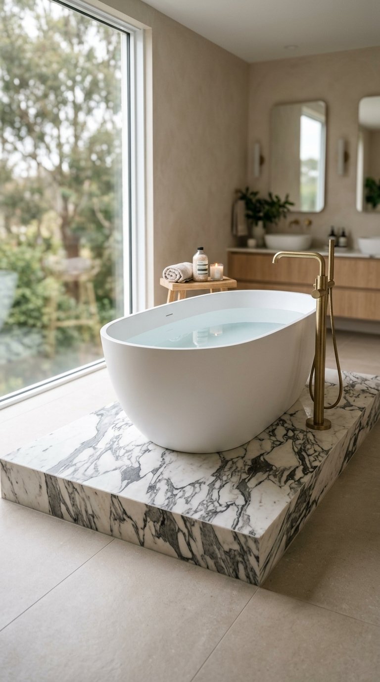 Choose a Marble Freestanding Bathtub Surround