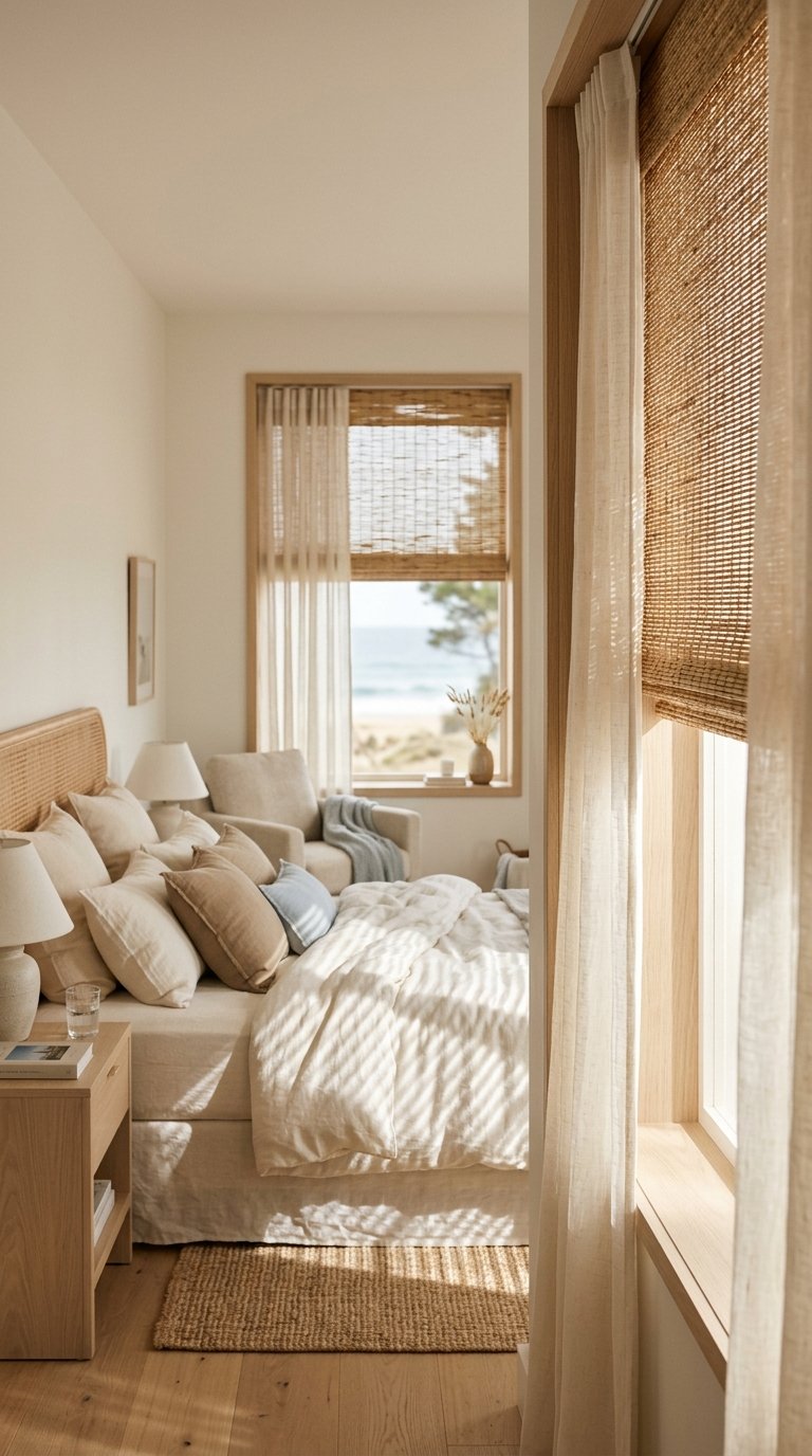 Choose a Natural Fiber Roman Shade for the Windows