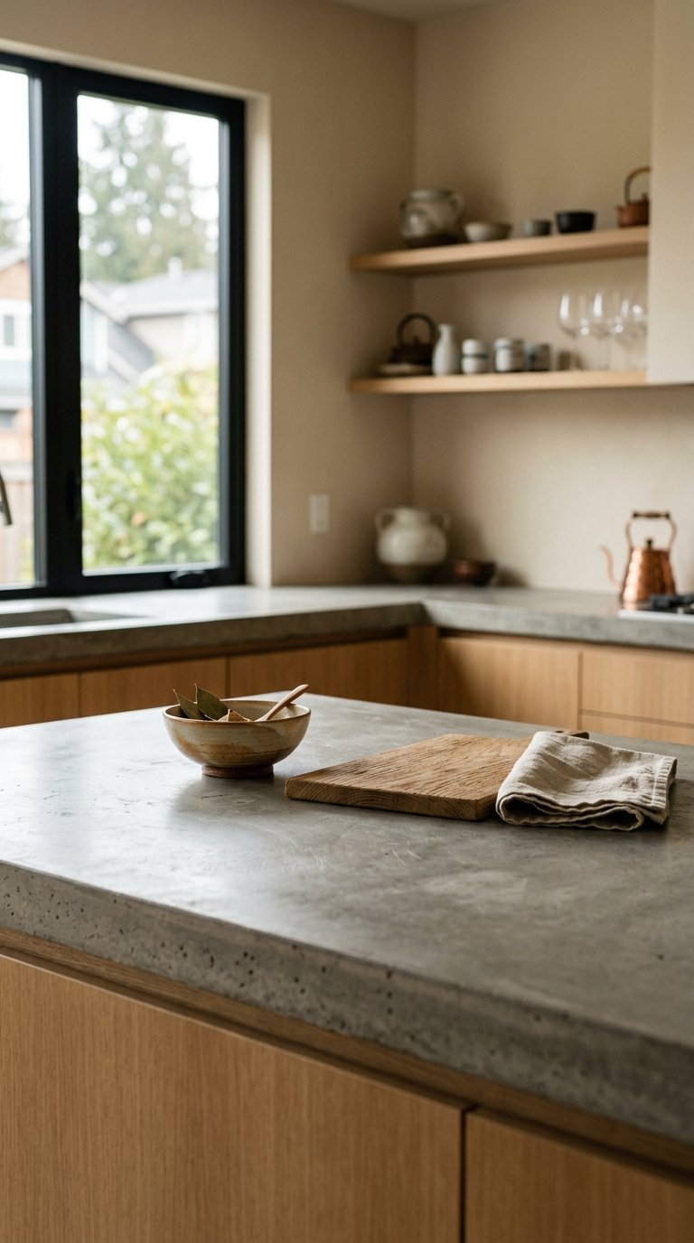 Choose a Stone or Concrete Countertop