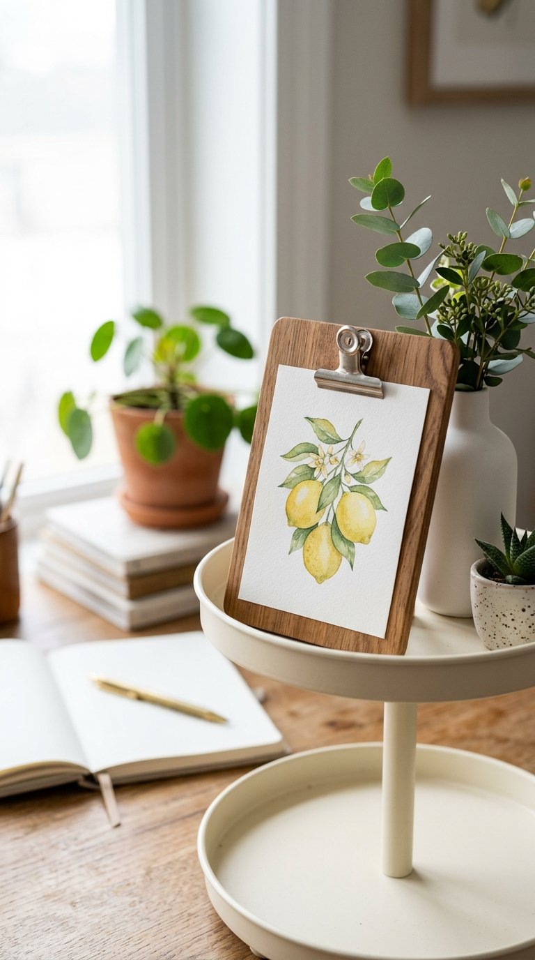 Clipboard With a Summer Print