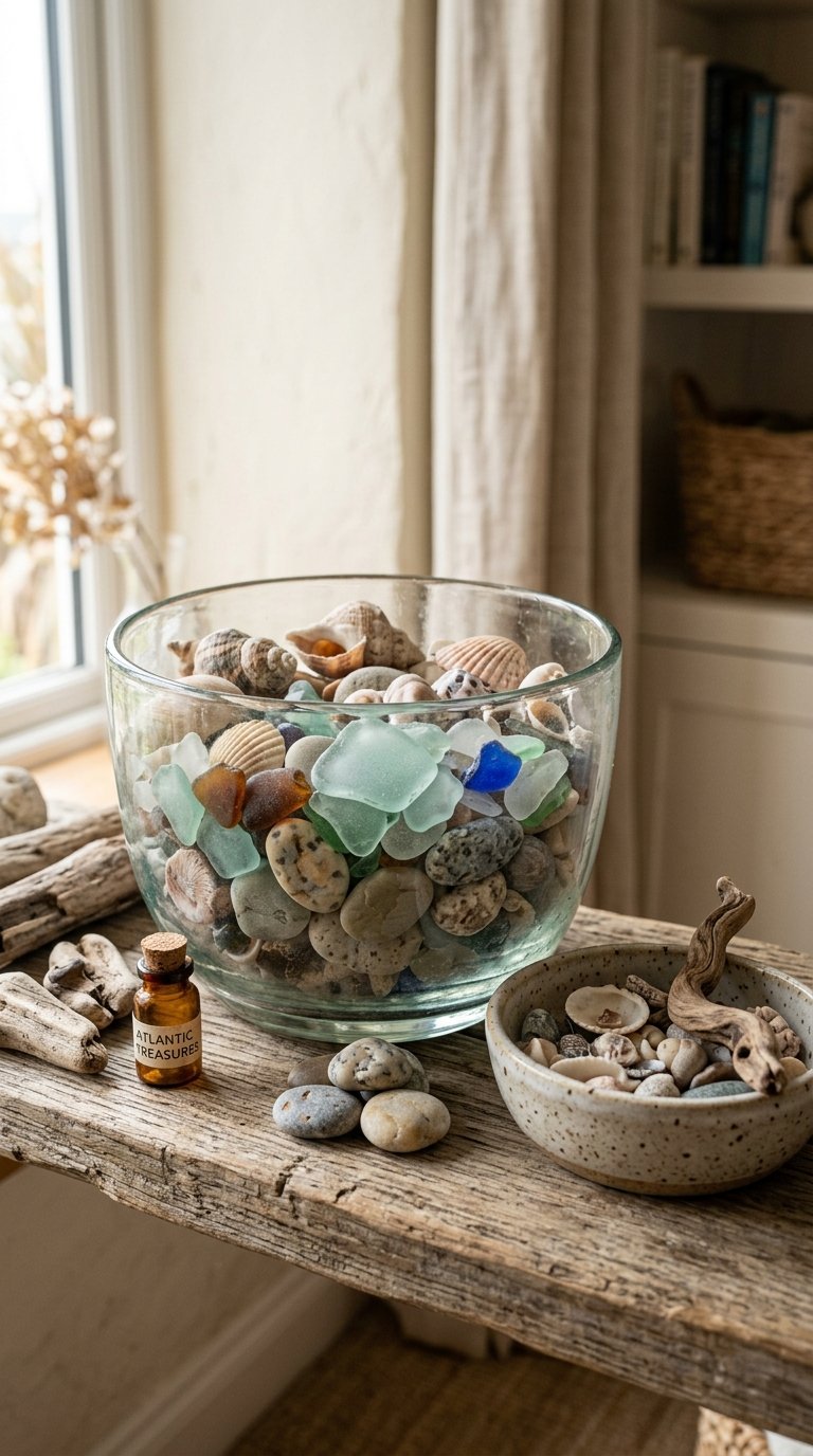 Decorate with Collected Natural Objects from the Shore