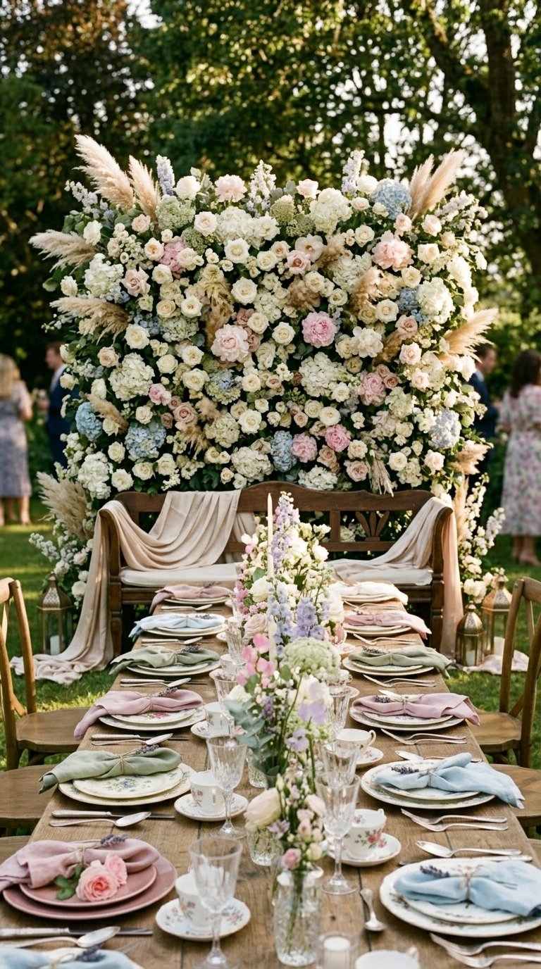 Create a Flower Wall Backdrop