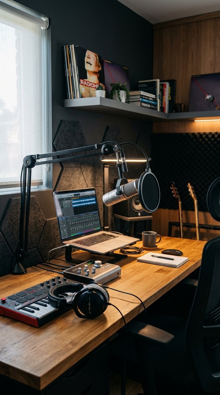 Create a Home Recording Studio Corner