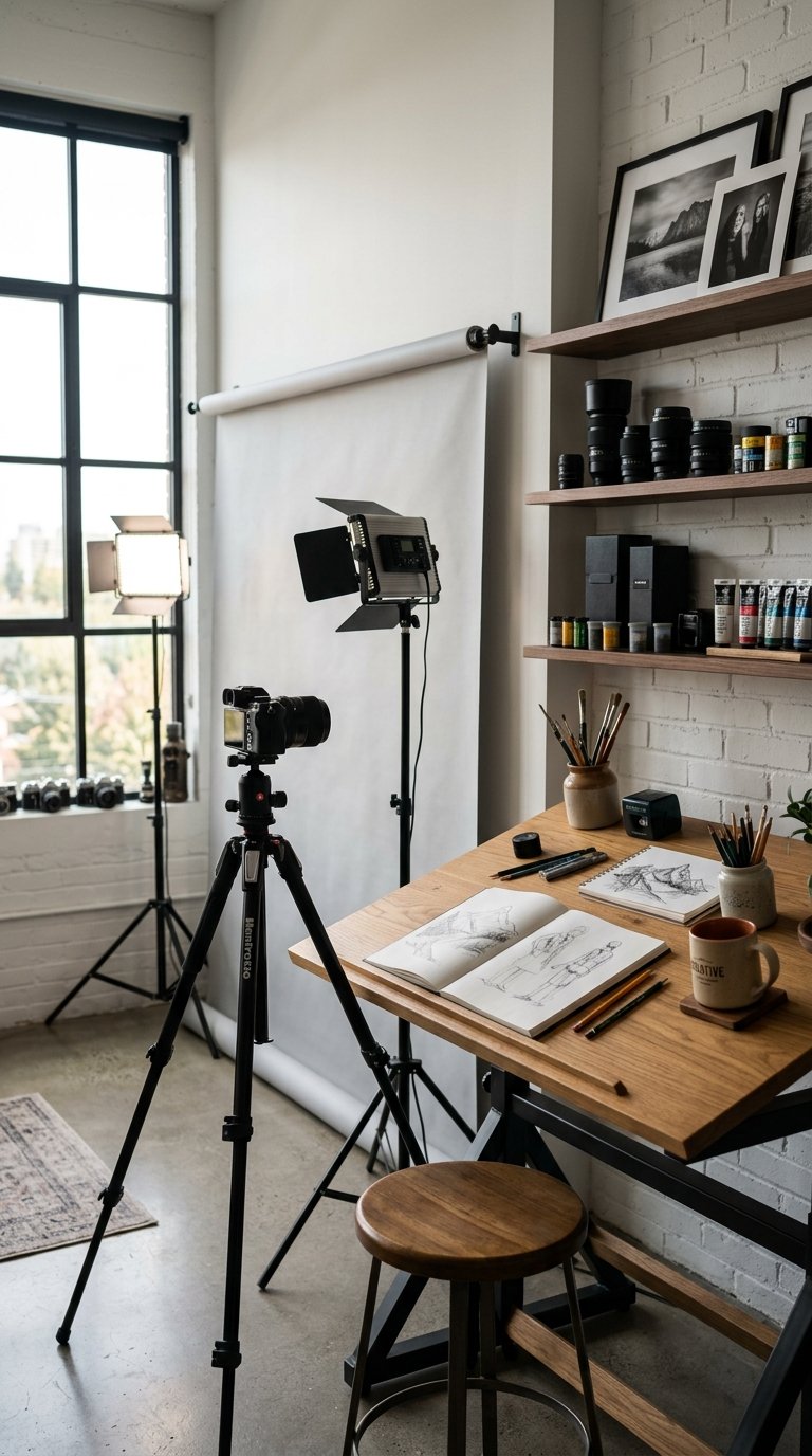 Create a Photography or Art Studio Space
