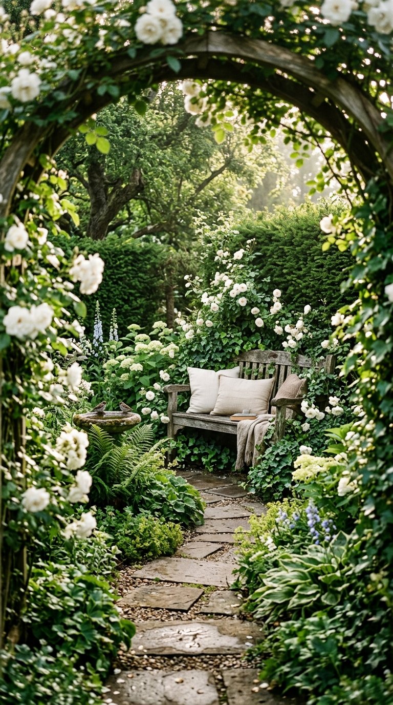 Create a Secret Garden Seating Area