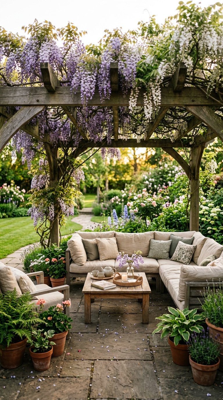 Create a Shaded Seating Area with a Pergola