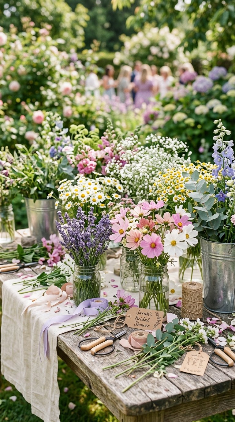 Create a Wildflower Centerpiece Bar