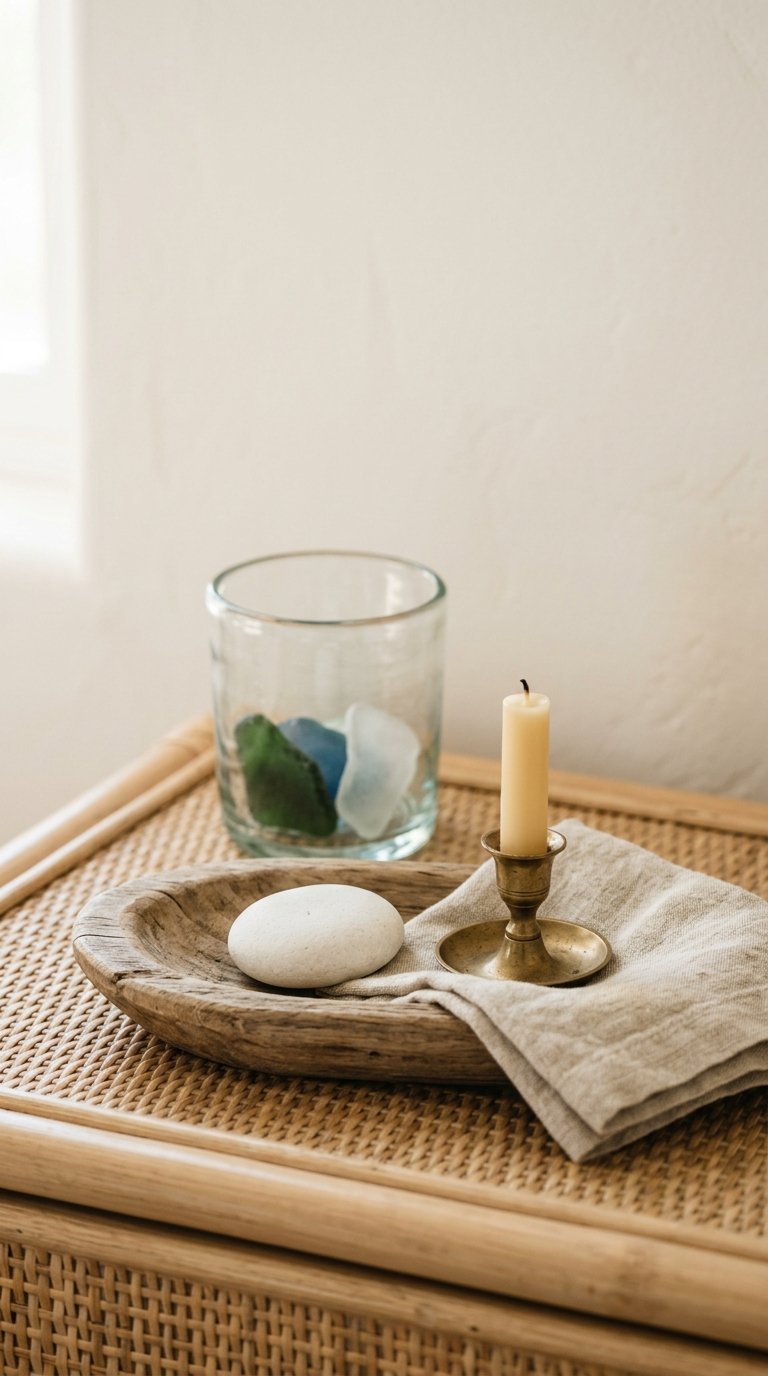Decorate With Driftwood, Sea Glass, and Organic Objects