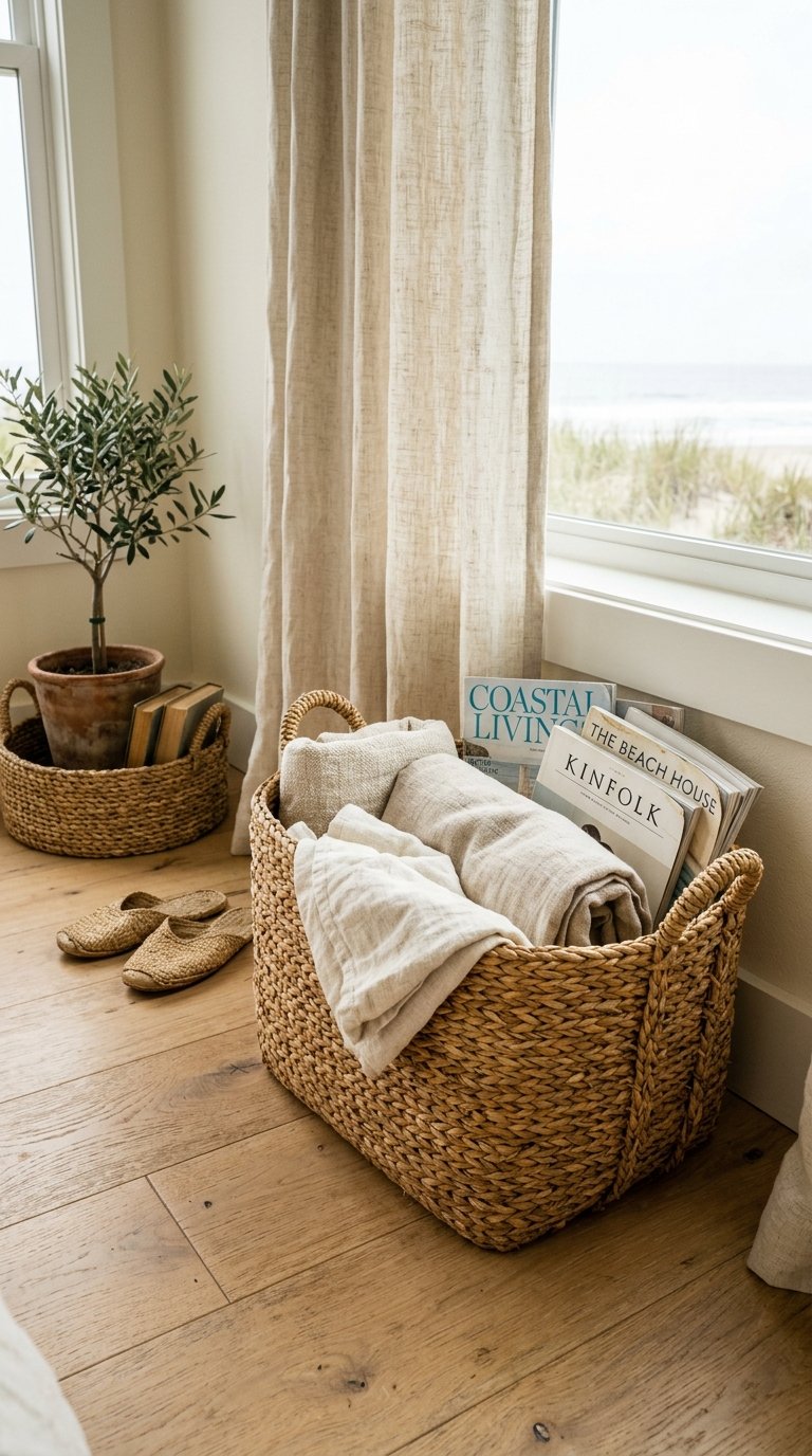 Decorate With Natural Woven Baskets