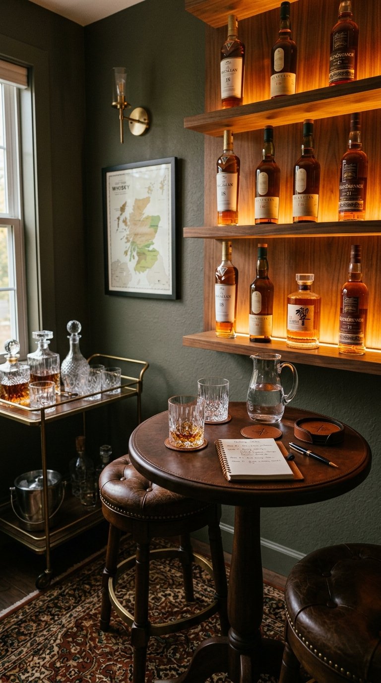 Design a Whisky or Craft Beer Tasting Corner