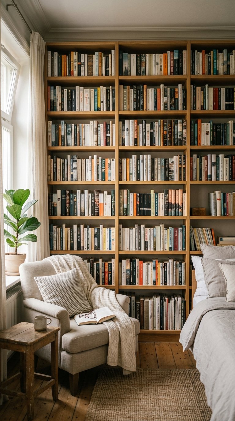 Disney Bookshelf Bedroom for a Literary Disney Fan
