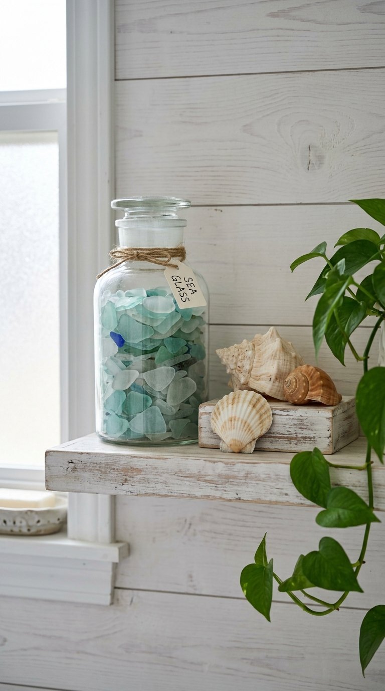 Display Collected Shells, Coral, and Sea Glass Intentionally