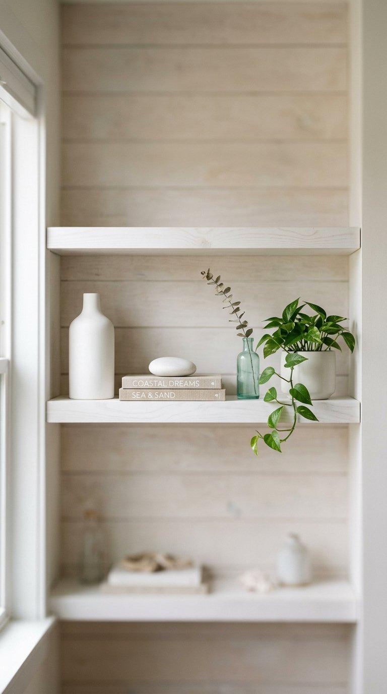 Display Open Shelving With Curated Objects