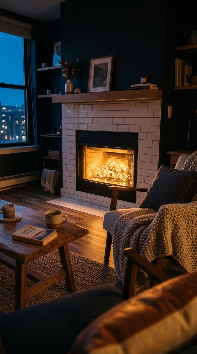 Fill the Firebox With Fairy Lights