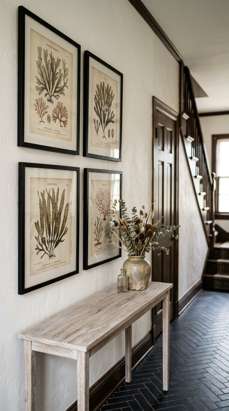 Frame Vintage Coastal Maps or Botanical Prints
