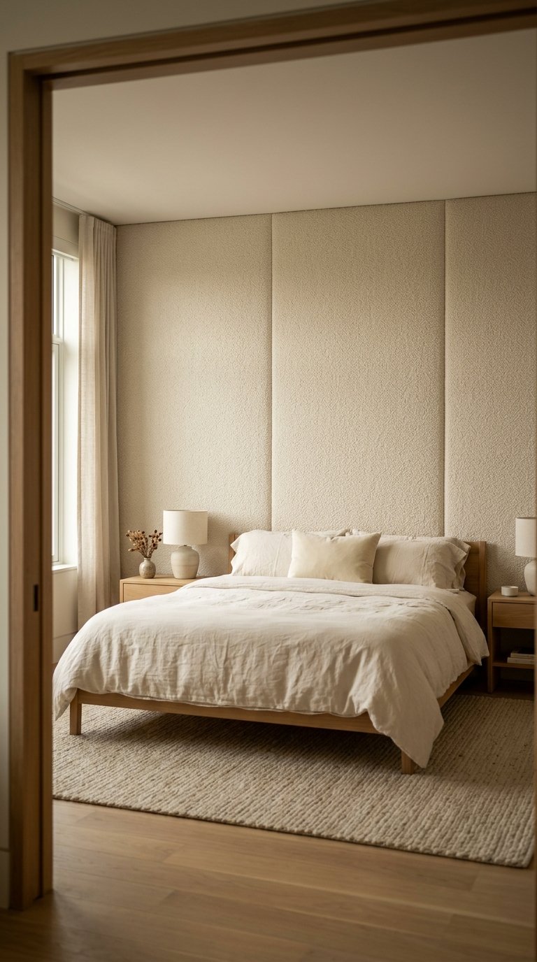 Full-Height Fabric Upholstered Wall Panels