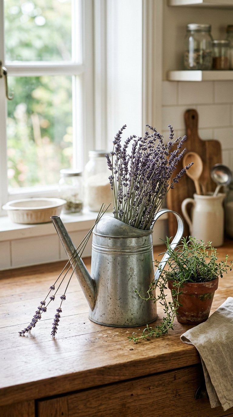 Galvanized Watering Can