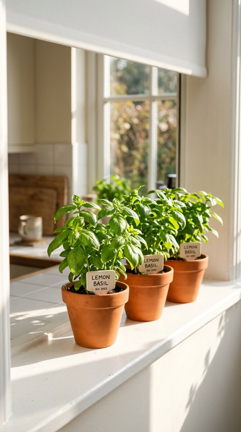 Grow Lemon Basil in Your Kitchen Window