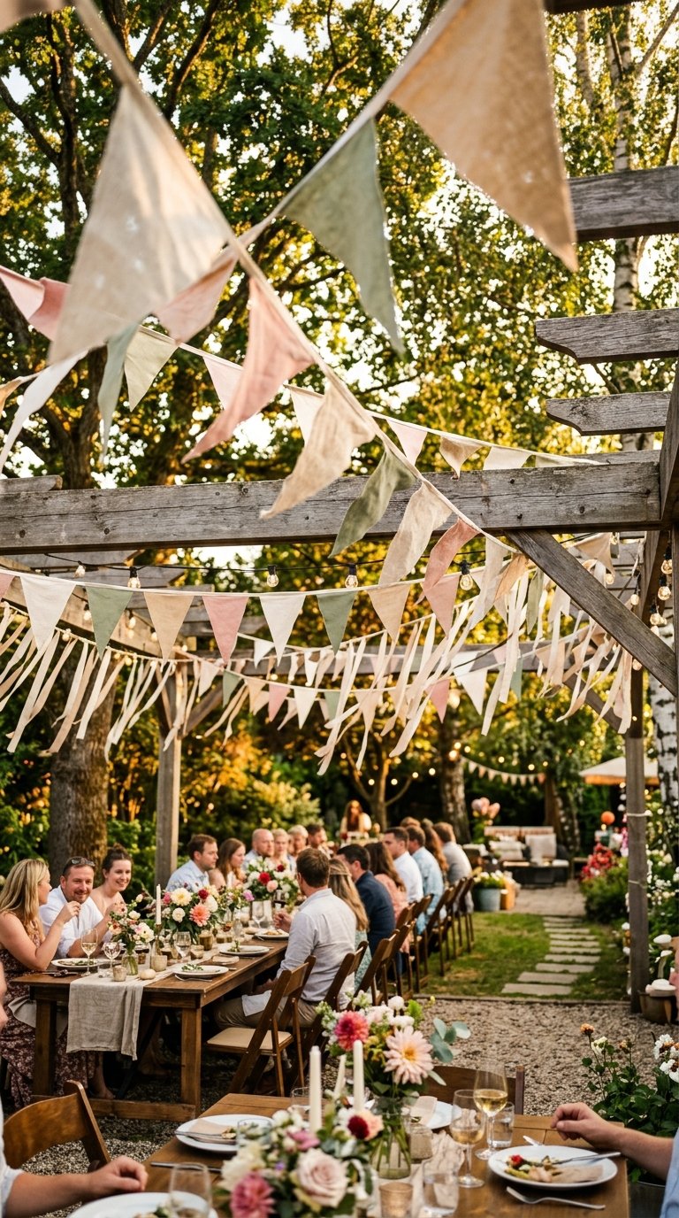Hang Bunting or Ribbon Garlands