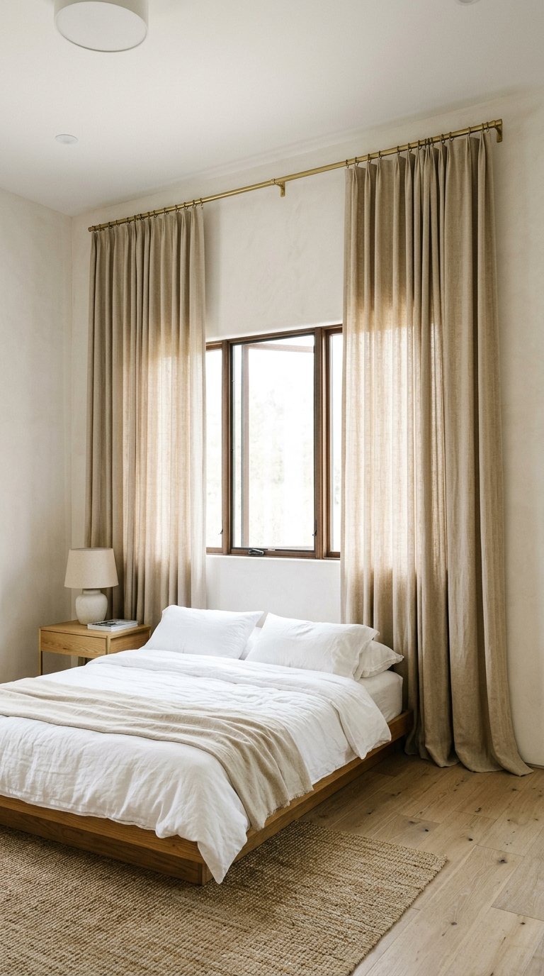 Hang Curtains High and Wide